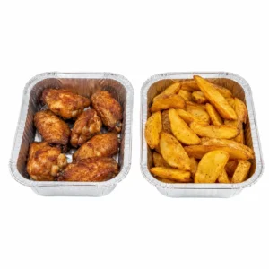 7 Chicken Wings + Potatoes